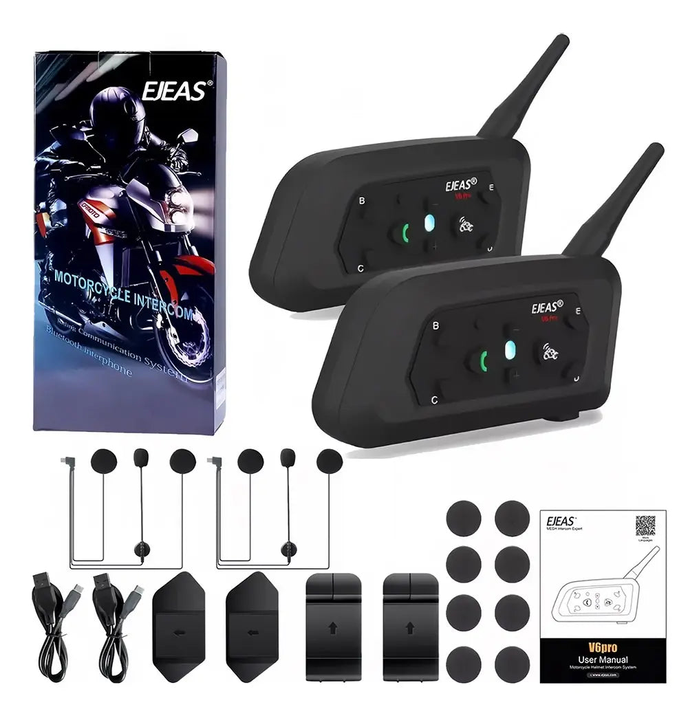Intercomunicadores V6 Plus (Pack de 2)